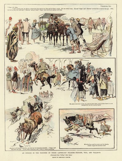 後半の3人の巡礼者の進行中のエピソード 作： Ralph Cleaver